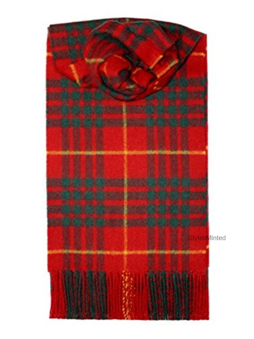 Lambswool Tartan Cold Weather Scarf